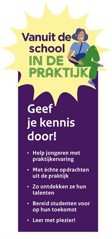 Banner PGP meisje Paars