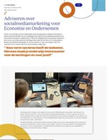 Beeld Inspiratie artikel Adviseren over socialmediamarketing voor Economie en Ondernemen